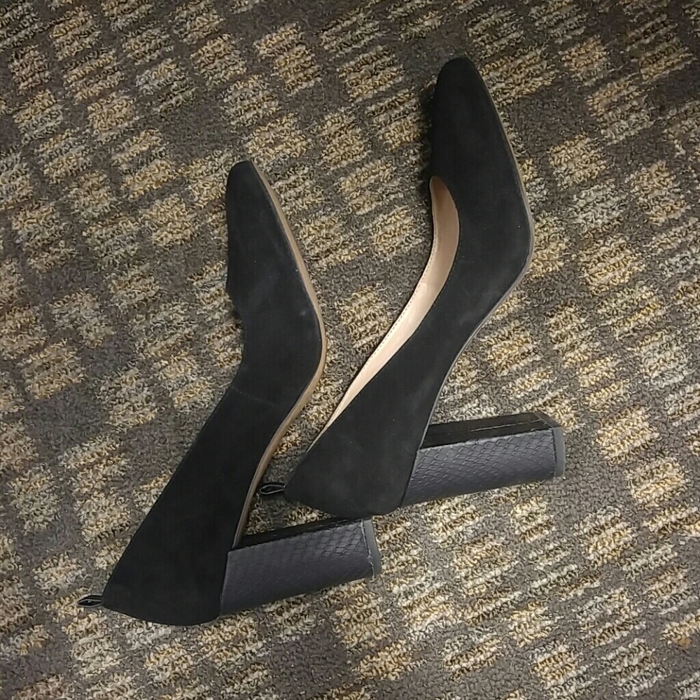 Franco Sarto block heel pump
